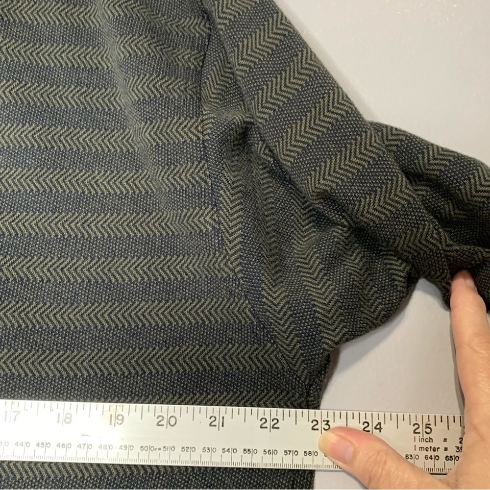 Cutter & Buck Navy and Olive long sleeve polo shirt. Size Lg - Picture 11 of 11